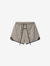 Nylon Checkered Gym Short