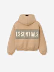 Kids Cropped Relaxed Panelled Hoodie