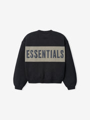 Kids Cropped Relaxed Panelled Sweatshirt