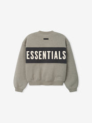 Kids Cropped Relaxed Panelled Sweatshirt